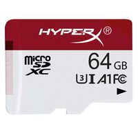 HyperX HXSDC/64GB microSDXC Gaming 100R/80W U3 UHS-I A1 Card Only