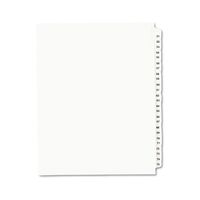 Avery Legal Dividers, Standard Collated Sets, Letter Size, Side Tabs, 51-75 (01332), White