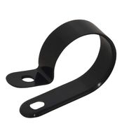 Cable Management Cord Organizer 100 Pcs 3/16" R-Type Nylon Cable Clamps Black Cable Clips Cord Holder Cable Hider UV Resistant Wire Organizer Clips Super-Deals-Shop