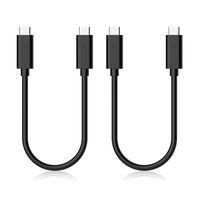 USB Type C Cable Short 1FT 2Pack, UMECOREUSB 3.1 Gen 2 Type C Cable Fast Charging for MacBook Pro, Chromebook Pixel, Galaxy Note 9 10 S10 T5, iPad Pro 2018, ThinkPad