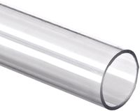 Polycarbonate Tubing, 1 7/8" ID x 2" OD x 1/16" Wall, Clear Color 24" L