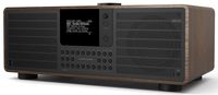 REVO SuperSystem Multi-Format Premium Audio System - Walnut / Silver