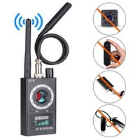 RF Signal Detector, Anti-Spy Wireless Bug Detector, GPS Camera Signal,Detector Multi-Channel Anti Spy Hidden Camera Finder,Full-Range All-Round Portable Detector for Eavesdropping Candid Video GPS