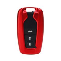 M.JVisun Key Covers for Car Keys Toyota 2018 Remote Key, Key Fob Cover Fits Toyota Camry 2018 Toyota Land Cruiser Prado Toyota C-HR, Aircraft Aluminum Key Fob Case Key Protector for Men & Women - Red