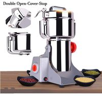 CGOLDENWALL Safety Upgraded Electric Grain Grinder Mill High-speed Spice Herb Mill Commercial powder machine Dry Cereals Grinder CE (300g Swing Type)