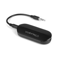 Aluratek Bluetooth Wireless 5.0 Audio Transmitter 3.5mm Adapter aptX Low Latency for TV/Home Sound System (ABT05F)