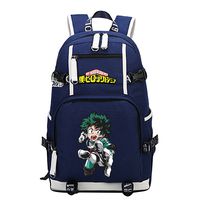 Siawasey My Hero Academia Cosplay Backpack Shoulder Bag School Bag Laptop Bag (Blue03)