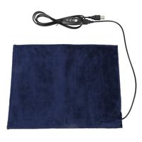 5V2A USB Electric Cloth Heater Pad Heating Element for Clothes Seat Pet Warmer 24x30cm 45℃