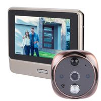 WiFi Network Video Door Phone Doorbell 720P Y10 Smart Doorphone Video Doorbell Real-time Two-Way Monitoring & Intercom Doorphone, Home Security System with IR Night HD Camera