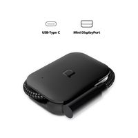 [2 Pack] nonda USB-C to Mini DisplayPort Adapter 4K@60Hz 5K@60Hz UHD, Foldable USB 3.1 Type C (Thunderbolt 3) to Mini DisplayPort Dongle for 2017/2016 MacBook Pro, 2016/2015 MacBook, Samsung Note S8