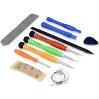 kwmobile Smartphone Repair Tool Kit - 13 Piece Repair Set for Smartphones, Tablets, Camera, Watches - Compatible with Apple, Samsung, Sony and More