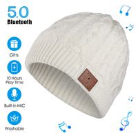 Bluetooth Beanie,Stereo Knit Music Hat with Bluetooth V5.0 Wireless Hats Headphone Upgraded Unisex Knit Bluetooth Beanie Suitable for Outdoor Sports,Gift
