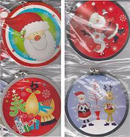 6 Giant Gift Tags With Bells 2 Designs Per Pack Christmas Wrapping Accessory