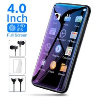 TIMMKOO MP3 Player with Speaker, 4.0" Full Touchscreen HD Video Mp4 Player, 8GB Portable HiFi Lossless Sound Mp3 Music Player with FM Radio, Voice Recorder, E-Book, Alarm Clock, Supports up to 128GB