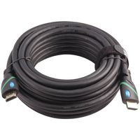 Top Dog Cables - TD-07BKGR25- Premium 25 Foot High Speed HDMI Cable with Ethernet - Black/Green - 3D HD PS3 4 XBOX One 360 DVD TV Blu Ray