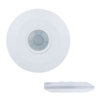 J.LUMI YCA1050 PIR Motion Sensor Light Switch 2000W, Ceiling Mount Motion Sensor Ceiling Motion Sensor Switch, PIR Sensor, Motion Switch, Ultra Slim, White (85-265V AC)