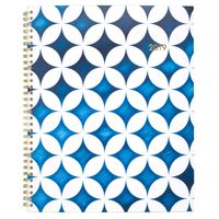 Cambridge 2019 Weekly & Monthly Planner, 8-1/2" x 11", Large, Shibori (1144-905)