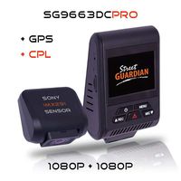 Street Guardian SG9663DCPRO Dual Channel Wi-Fi Dash Camera with 512GB MicroSD Card