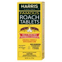 Harris Roach Tablets, Boric Acid Roach Killer with Lure (6oz, 145 Tablets)