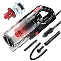 SONRU Car Vacuum Cleaner 7000PA 150W High Power Corded Car Vacuum DC12V Portable Handheld Low Noise Wet Dry Use for Quick Cleaning, Dual Filters, Carrying Bag