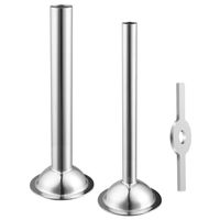 Food Meat Grinder Attachment Stainless Steel Sausage Stuffer Tubes Compatible with Size 5 Meat Grinder/Stand Mixers Machinery Parts