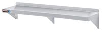 Stainless Steel Wall Shelf by DuraSteel - 72" Wide x 12" Deep Commercial Grade - NSF Approved - Industrial Appliance Equipment (Restaurant, Bar, Home, Kitchen, Laundry, Garage and Utility Room)