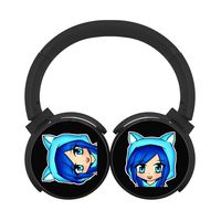 Its-Funneh Wireless Headphones Bluetooth Over Ear Headphones Noise-canceling Earphone-Black