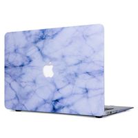 Onkuey MacBook Pro 13 Case 2018 & 2017 & 2016 Plastic Hard Shell Cover for MacBook Pro 13.3" A1706 / A1708 / A1989 with/Without Touch Bar, Marble Pattern Blue