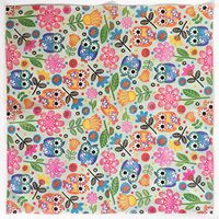 Cartoon Owl Family Paper Napkins, 20 Count