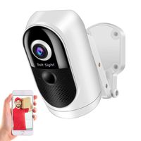 Wireless Rechargeable Battery Powered WiFi Camera, Home Security Camera, Night Vision, Indoor/Outdoor, 1080P Video, Motion Detection, 2-Way Audio, Weatherproof, with Cloud Storage/SD Slot