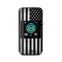 Skin Decal Vinyl Wrap for Vaporesso Luxe Nano Kit | Vape Stickers Skins Cover| Black White Grunge Flag USA America