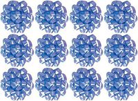 The Gift Wrap Company 12 Count Decorative Confetti Gift Bows, Medium, Pastel Blue (12/pkg) Pkg/1