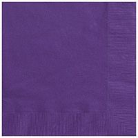 Dark Purple Paper Napkins, 50ct