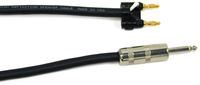 Conquest Sound CS112B 1/4-Inch Jumbo Plug to Double Banana Plug 12-Gauge 20-Foot Speaker Cable