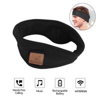 BGJOY Bluetooth Headband Sleep Headphones Sweatband with Wireless Headphone Headset Speaker Mic Handsfree Music Call Sport Headbands Sleeping Headsets for Workout Running Yoga Sleeping