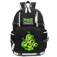 Siawasey Cute Plants Zombie Hot Game Bookbag Backpack Shoulder Bag School Bag