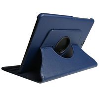 Jennyfly Galaxy Tab S2 8.0 Stand Cover,360 Degree Rotating SM-T710 PU Leather Cover, Protective Case with Multiple Viewing Angles for Samsung Galaxy Tab S2 8.0(SM-T710/SM-T715) -Dark Blue