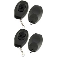 Shell Case Key Fob Remote fits Toyota RS3000 BAB237131-022 Black, Set of 2