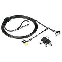 MicroSaver Keyed Twin Cable Lock Laptop Lock for Laptops & Other Devices