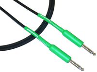 Conquest Sound W 25G 25-Feet Hi-Definition Instrument/Guitar Cable with Neutrik Plugs, Green Heat Shrink