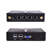 Qotom-Q190G4N-S07 Intel Fanless No Noise Mini PC Support Win 10 Gigabit Ethernet (2GB RAM + 256GB SSD + WiFi)