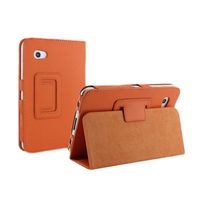 Aroko(TM) PU Leather Flip Case with Stand for 7-inch Samsung GALAXY Tab 2 P3100/P3110/ P3113/P6200 (For Galaxy Tab2 7.0, Orange)