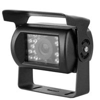 Car Rear View Backup Cameras IR Night Vision Waterproof 4 Pin CCD 12V-24V Vehicle Reverse Camera for Vans Bus Truck Trailer (Black)