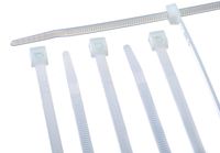 THE CIMPLE CO - 7 inch White Nylon Zip Ties : Strong Zip Tie, Wire Ties : Indoor and Outdoor Rated - No Tools Needed - Made in The USA, Zip Ties (Wire Ties, Cable Ties), 100 Pack - White - 7"