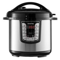Gourmia GPC800 8 Qt Digital Multi-Mode SmartPot Pressure Cooker | 13 Cook Modes | Removable Pot | 24-Hour Delay Timer | Automatic Keep Warm | LCD Display | Pressure Sensor Lid Lock | Recipe Book