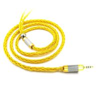 16 Core MMCX Replacement Cable, Upgrade Silver Plated 6N OFC Copper Replacement Detachable Earphone Wire 3.5mm TRS 2.5mm TRRS Balanced Plug for Shure 846 SE535 SE215 (MMCX, 2.5mm)