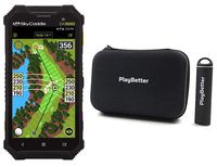PlayBetter SkyCaddie SX500 Power Bundle Portable Charger & PlayBetter Protective Hard Case | Rugged, Touchscreen, 5" Display, 35,000 Maps | Handheld Golf GPS