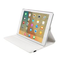 iPad Pro 12.9 Shell Case,taStone 360 Degree Rotating Lightweight PU Leather Smart Cover with Auto Sleep/Wake Folding Multi-angle Viewing Folio Flip Case Screen Stand for iPad Pro 12.9 inch,White