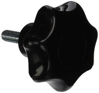 Big Horn 19712B-5PK  5/16-18 x 1" stud 7-Star knob (5/PK)