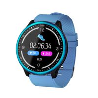 Sports Band，Fashion Round HD Screen Smart Watch with Multi Health Functions Heart Rate Sleep Monitoring Blood Pressure Bluetoooth Fitness Tracker for Men Women New Year Gifts(Blue) Boens